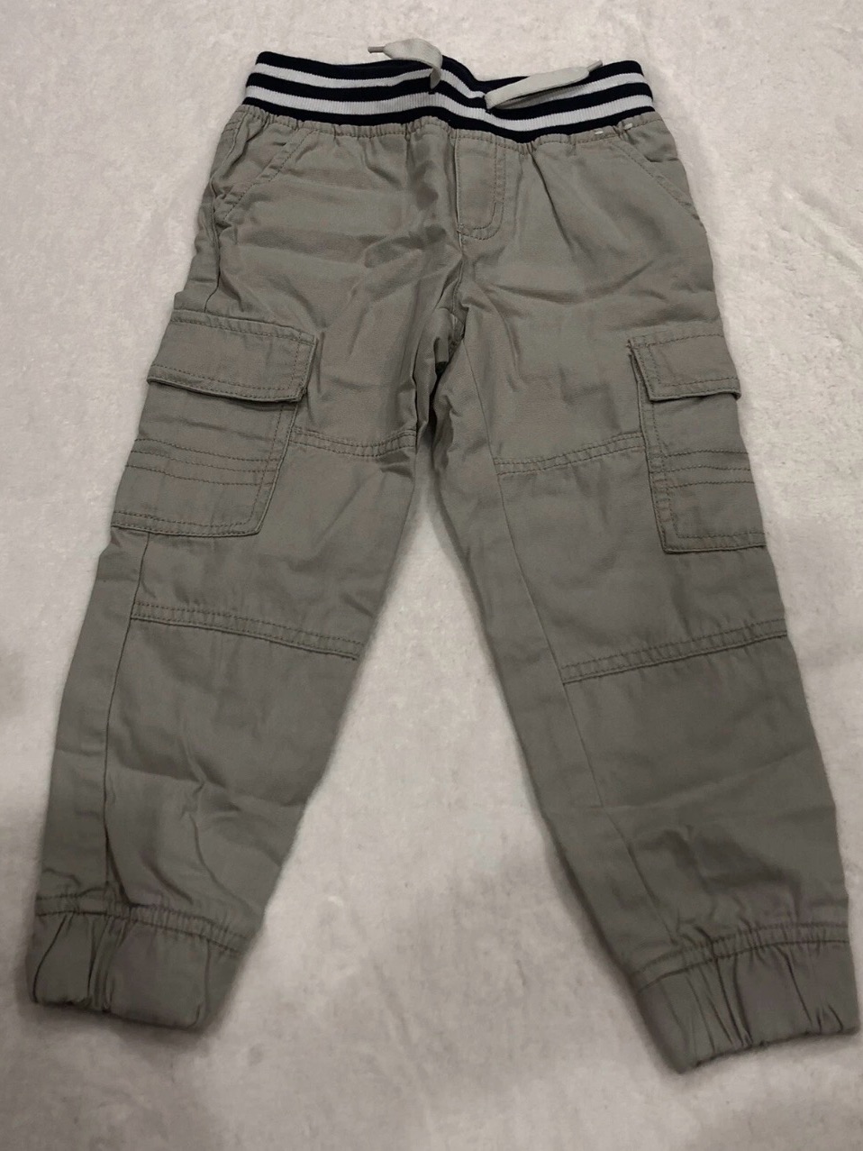 Gymboree Navy And Khaki Drawstring Waist Pants Size 4